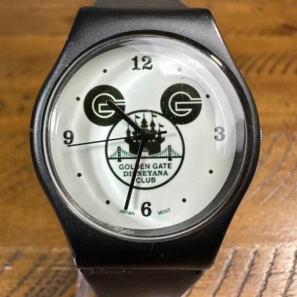 Rare Vintage Disney Golden Fate Disneyana Fan Club Limited Edition Watch